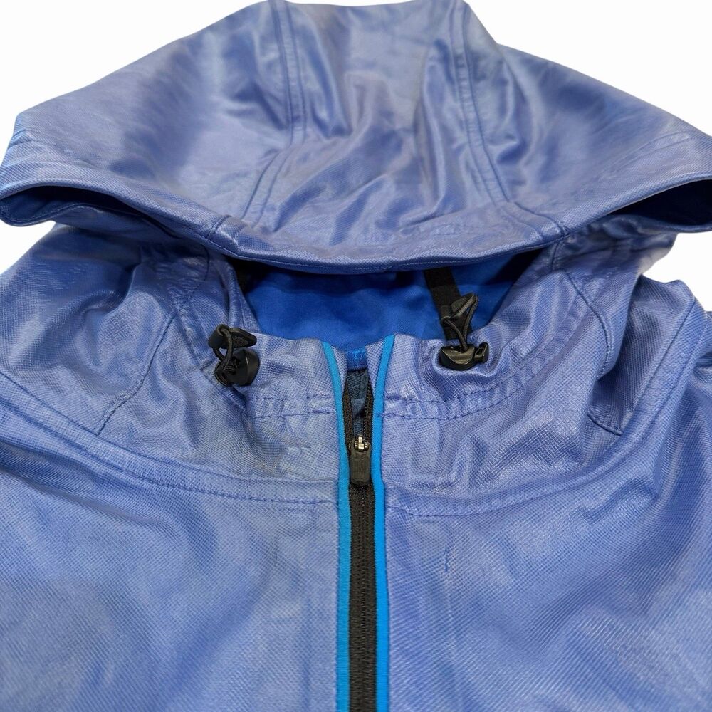 Nike Pro Training Jacket Men's XXL 2XL Hooded‎ Zip Up Lightweight Athletic Blue - Picture 6 of 10